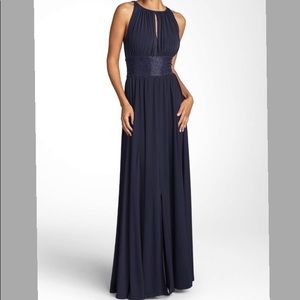 NEW JS BOUTIQUE NAVY GOWN SIZE 6